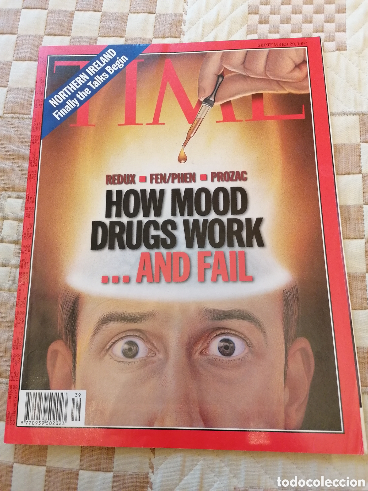 Collection Magazines and Newspapers: Revista Time 29 Septiembre 1997. Vol 150 N&ordm; 13. Irlanda Del Norte, Drogas, Bob Dylan, Especial Asia.