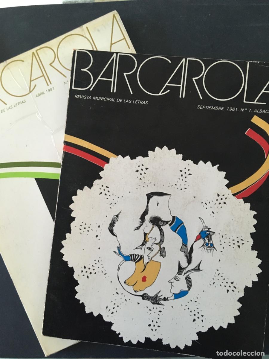 Coleccionismo de Revistas y Peri&oacute;dicos: REVISTA MUNICIPAL DE LAS LETRAS BARCAROLA, N&Uacute;MERO 6 Y 7