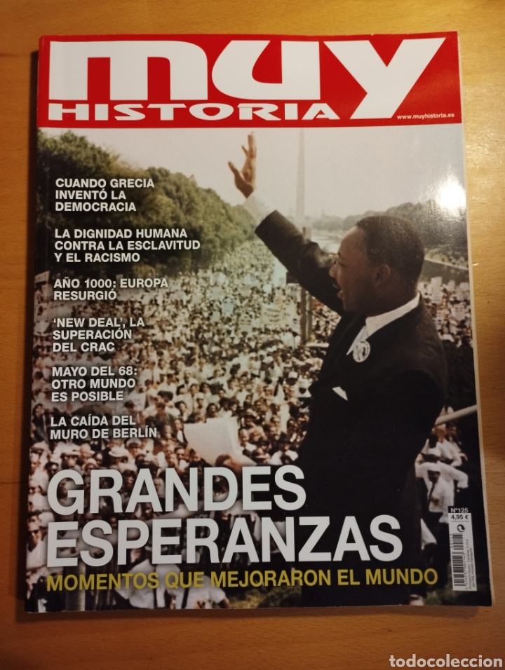 Collection Magazines and Newspapers: REVISTA MUY HISTORIA N&ordm; 125 (GRANDES ESPERANZAS / CUANDO GRECIA INVENT&Oacute; LA DEMOCRACIA)