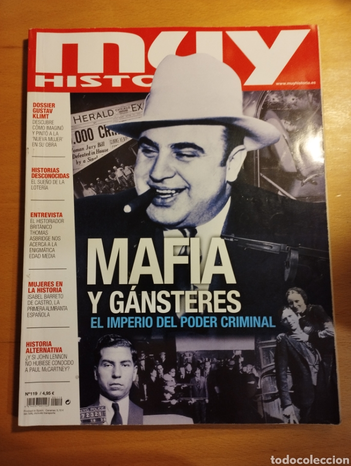 Collection Magazines and Newspapers: REVISTA MUY HISTORIA N&ordm; 119 (MAFIA Y G&Aacute;NSTERES. EL IMPERIO DEL PODER CRIMINAL)