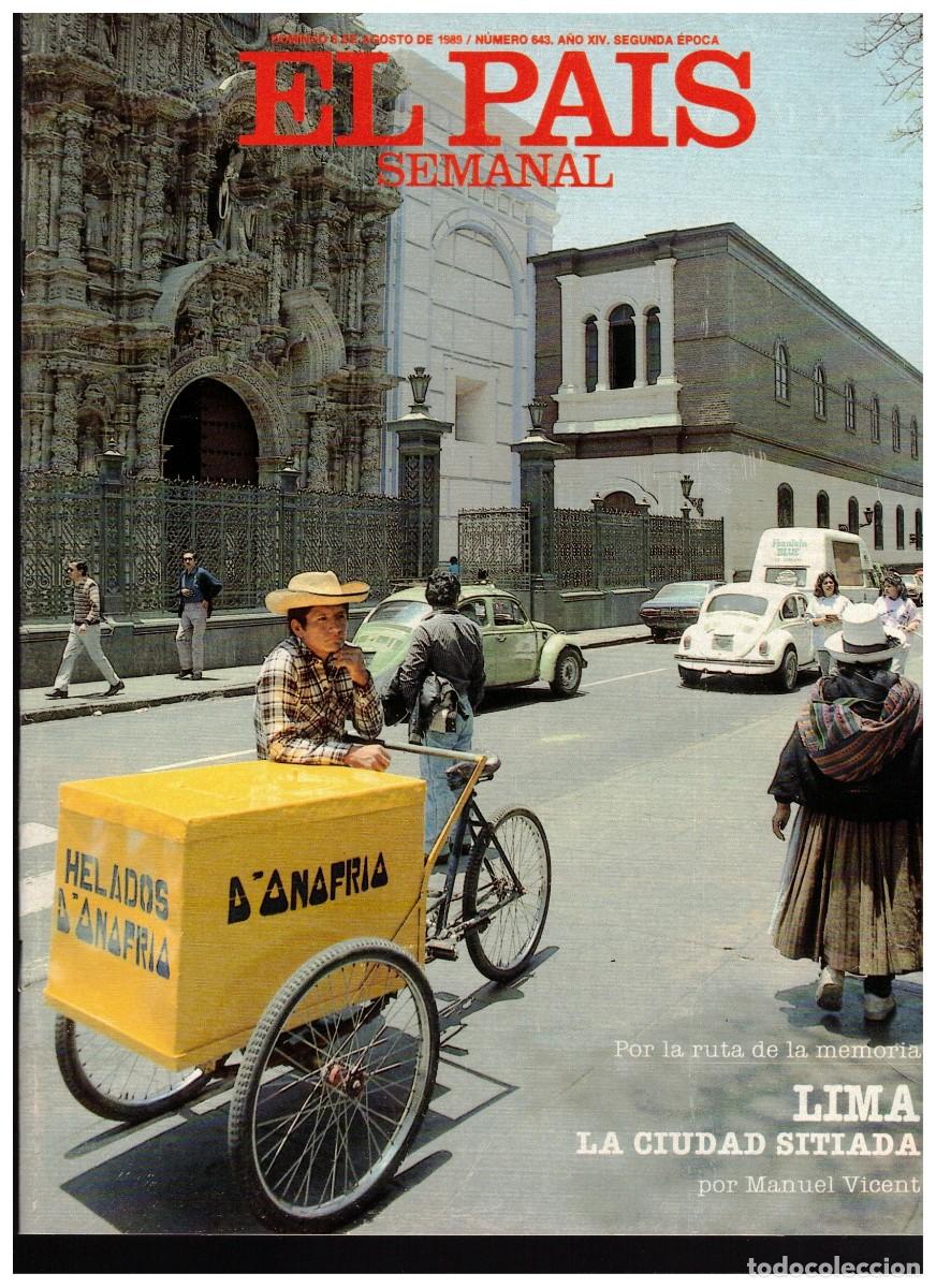 Sammeln von Zeitschriften und Zeitungen: EPS 1989 LIMA. EDWARD HOPPER. DONALD SUTHERLAND. MAR&Iacute;A DEL MONTE. GUIA NATURALEZA: GALICIA.