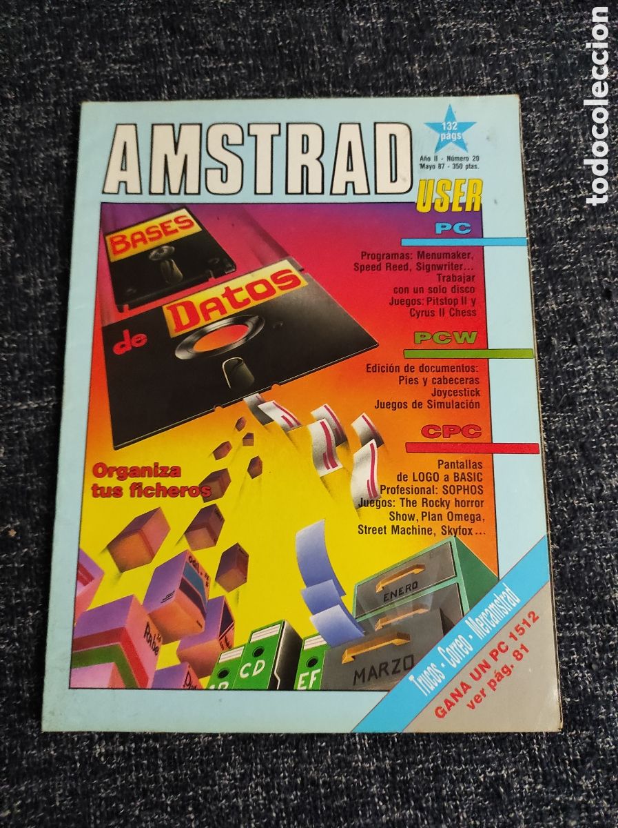 Collection Magazines and Newspapers: REVISTA AMSTRAD USER N&ordm; 20 A&Ntilde;O REVISTA DE INFORM&Aacute;TICA - a&ntilde;os 80