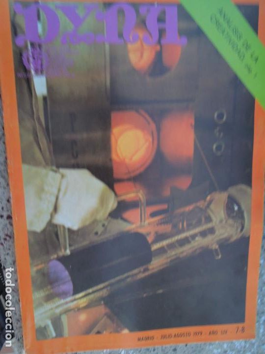 Sammeln von Zeitschriften und Zeitungen: DYNA REVISTA N&ordm; 7-8/ 07-08- 1979 - ASOCIACI&Oacute;N NACIONAL INGENIEROS INDUSTRIALES ESPA&Ntilde;A-VER INDICE