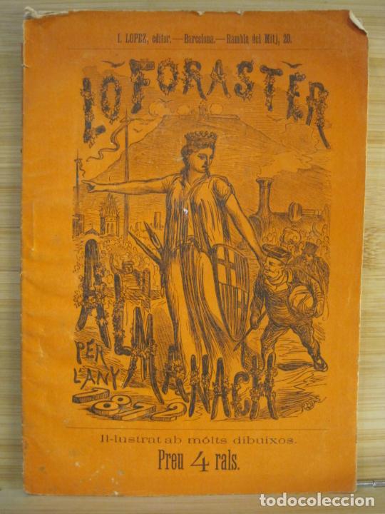 Collection Magazines and Newspapers: LO FORASTER-ALMANACH PER L'ANY 1872-ILUSTRAT AMB MOLTS DIBUIXOS-VER FOTOS-(K-9388)