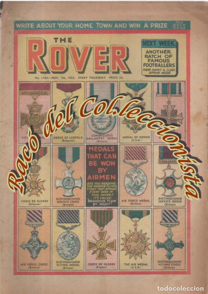 Coleccionismo de revistas y peri&oacute;dicos: THE ROVER N. 1480 , D.C. THOMPSON , 1953 , MEDALS BY AIRMEN , COMICS I TEXTOS , EDICI&Oacute;N INGLESA