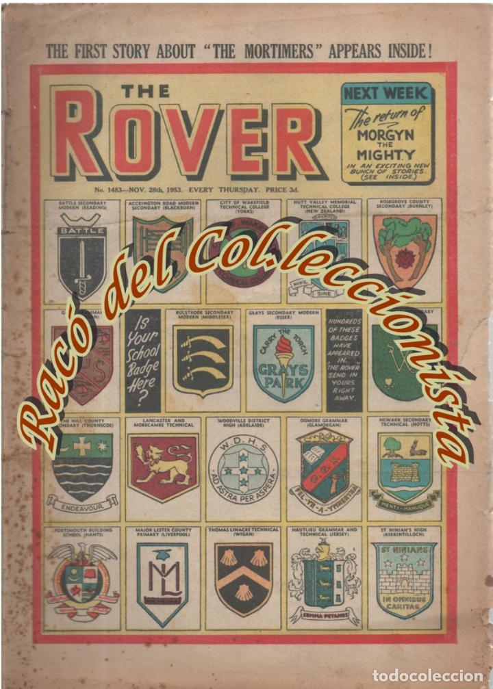 Coleccionismo de revistas y peri&oacute;dicos: THE ROVER N. 1483 , D.C. THOMPSON , 1953 , BADGES OF SCHOOLS , COMICS I TEXTOS , EDICI&Oacute;N INGLESA