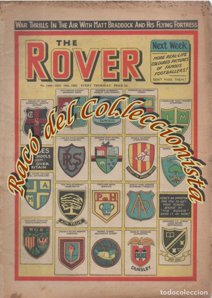 Coleccionismo de revistas y peri&oacute;dicos: THE ROVER N. 1486 , D.C. THOMPSON , 1953 , BADGES OF SCHOOLS , COMICS I TEXTOS , EDICI&Oacute;N INGLESA