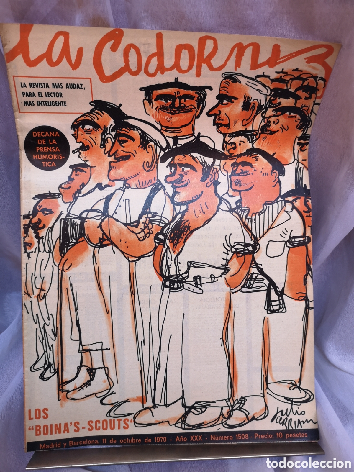 Coleccionismo de Revistas y Peri&oacute;dicos: Revista La Codorniz n&ordm;1508 del 11 de octubre de 1970