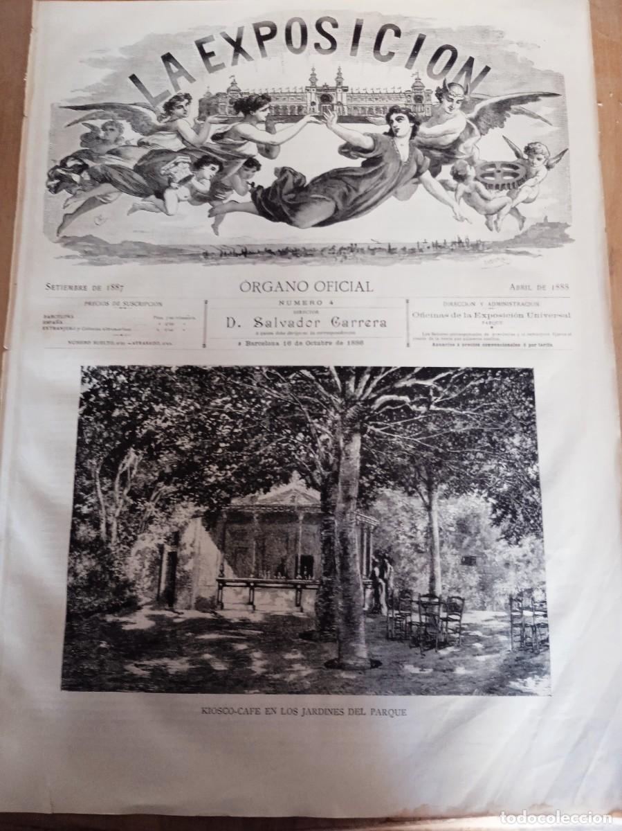 Coleccionismo de Revistas y Peri&oacute;dicos: EXPOSICI&Oacute;N UNIVERSAL DE BARCELONA 1887/1888. LA EXPOSICI&Oacute;N, n&ordm;4, &Oacute;rgano Oficial