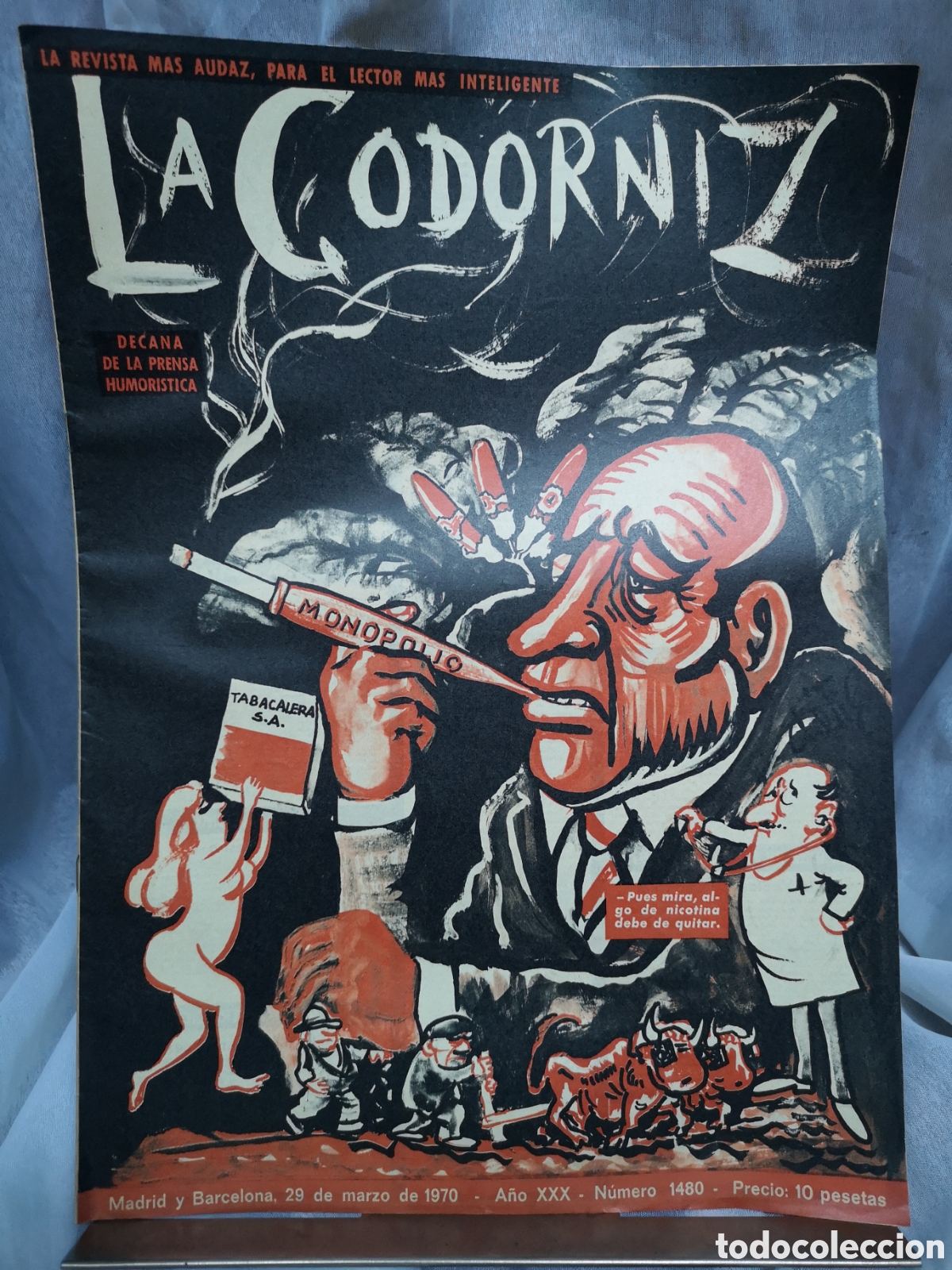 Coleccionismo de Revistas y Peri&oacute;dicos: Revista La Codorniz n&ordm;1480 del 29 de marzo de 1970