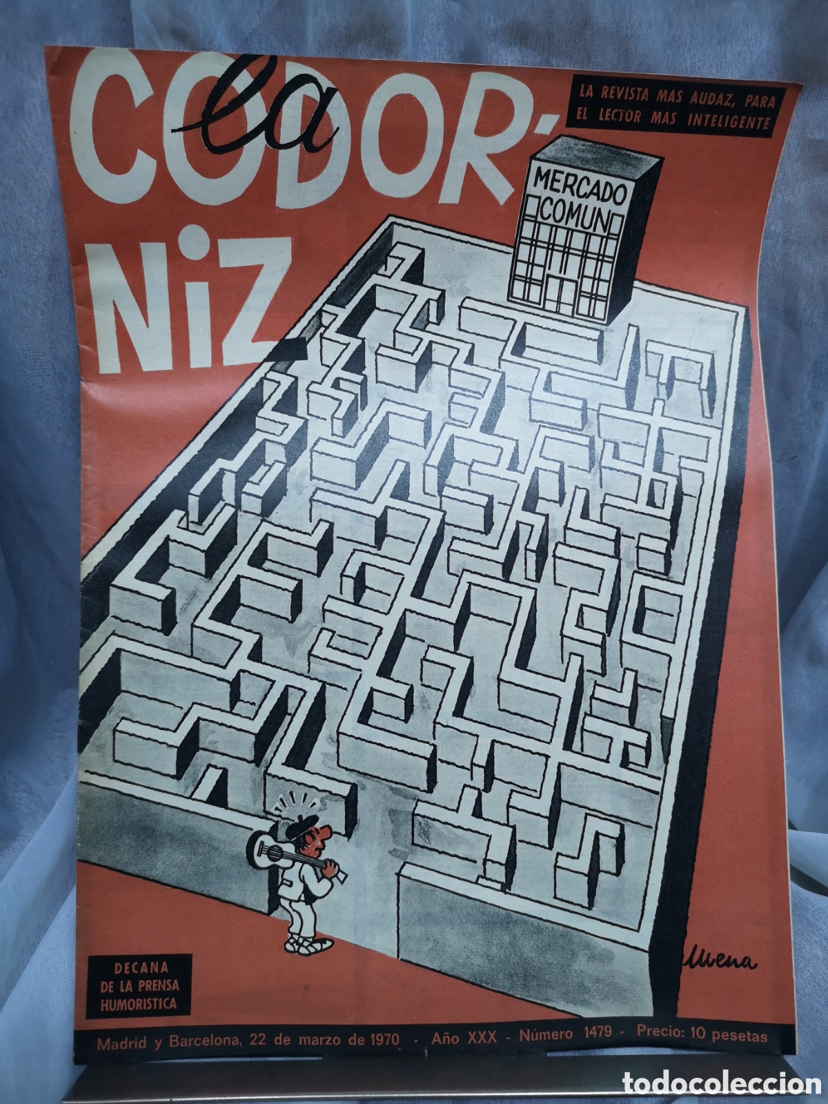 Coleccionismo de Revistas y Peri&oacute;dicos: Revista La Codorniz n&ordm;1479 del 22 de marzo de 1970