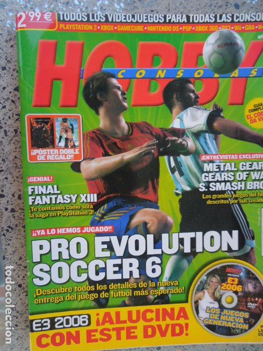 Coleccionismo de Revistas y Peri&oacute;dicos: HOBBY CONSOLAS N&ordm; 178 -PRO EVOLUTION SOCCER 6 CON POSTER