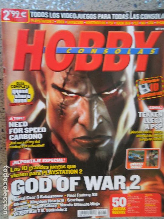Coleccionismo de Revistas y Peri&oacute;dicos: HOBBY CONSOLAS N&ordm; 179 - GOD OF WAR 2 CON POSTER