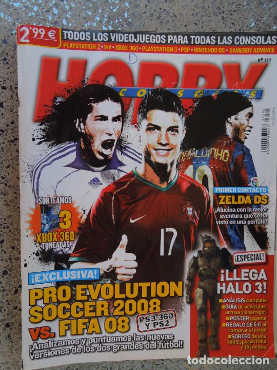Coleccionismo de Revistas y Peri&oacute;dicos: HOBBY CONSOLAS N&ordm; 193- PRO EVOLUTION SOCCER 2008-