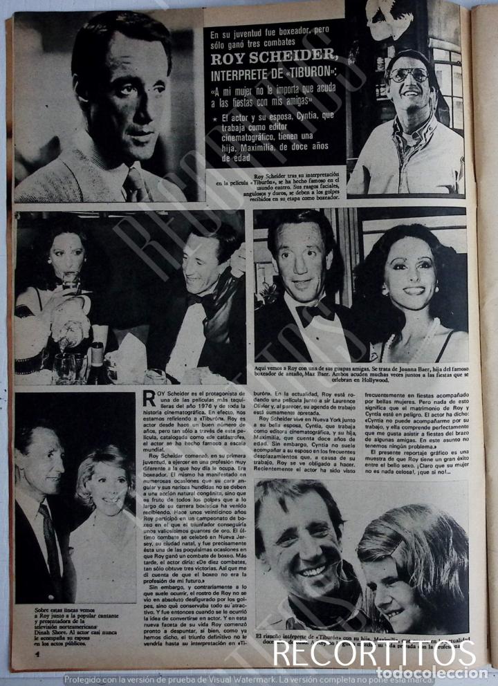 Coleccionismo de revistas y peri&oacute;dicos: roy scheider tiburon jaws