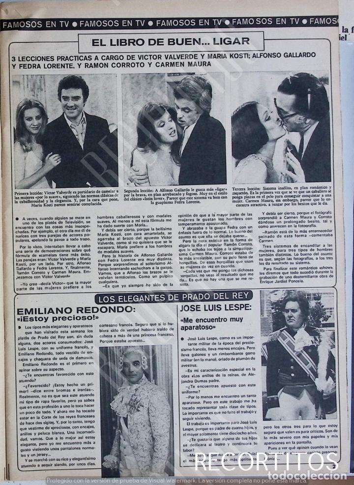 Coleccionismo de revistas y peri&oacute;dicos: emiliano redondo lespe fedra lorente alfonso gallardo victor valverde maria kosti carmen maura