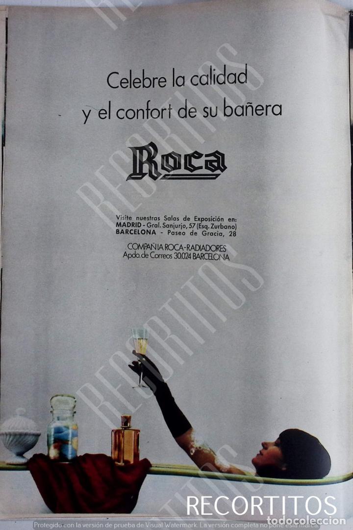 Coleccionismo de revistas y peri&oacute;dicos: roca sanitarios anuncio publicidad