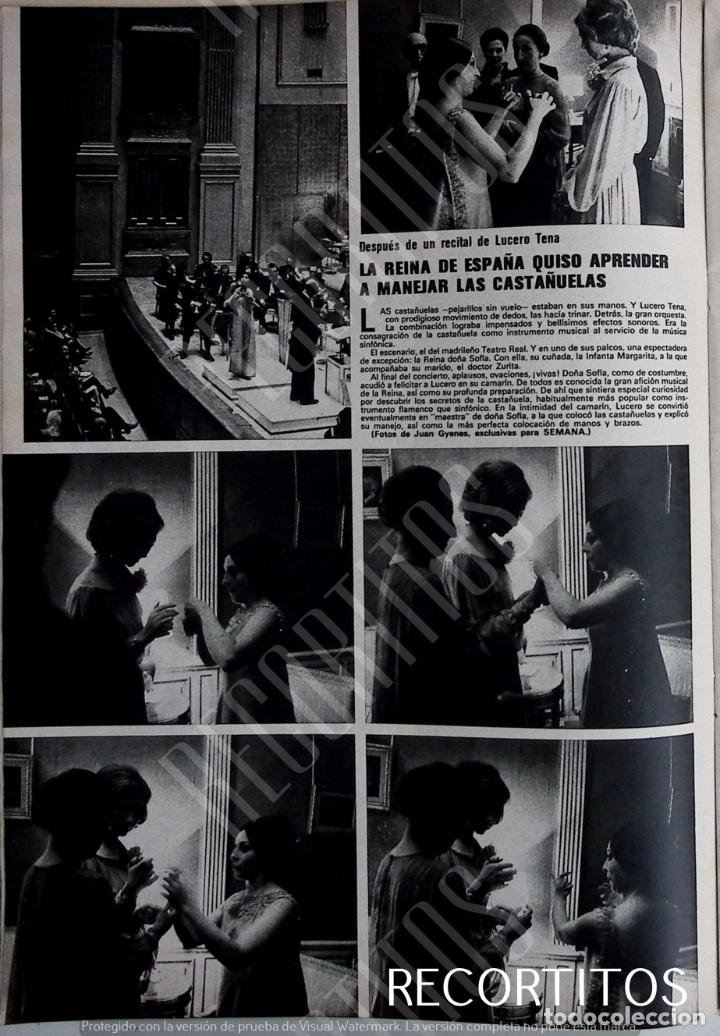 Coleccionismo de revistas y peri&oacute;dicos: do&ntilde;a sofia lucero tena las casta&ntilde;uelas