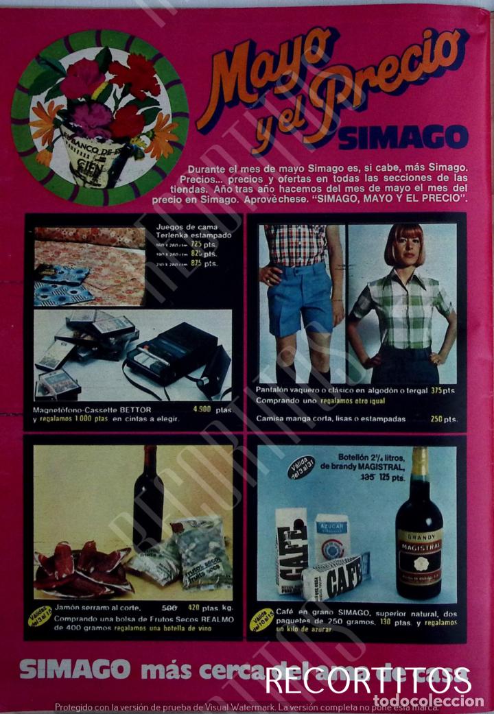 Coleccionismo de revistas y peri&oacute;dicos: simago anuncio publicidad