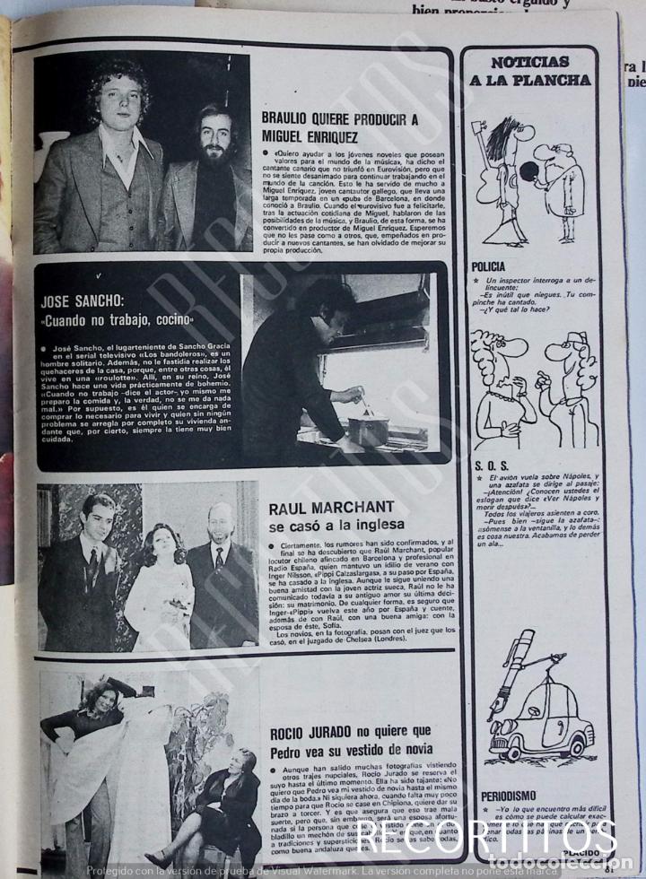 Coleccionismo de Revistas y Peri&oacute;dicos: braulio miguel enriquez jose sancho raul marchant rocio jurado