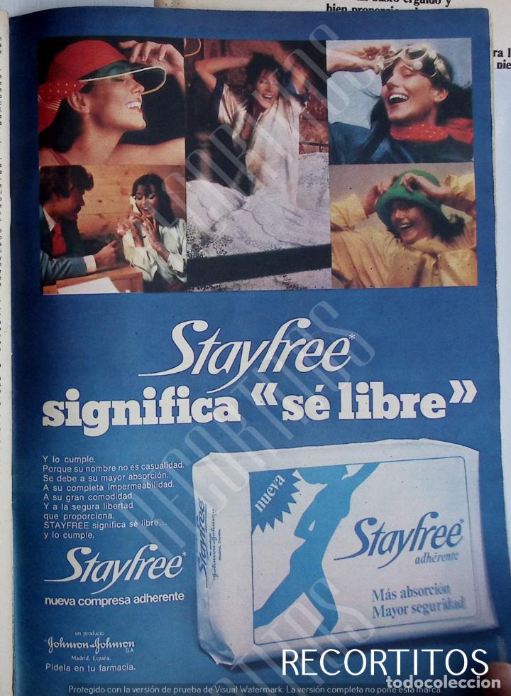 Coleccionismo de revistas y peri&oacute;dicos: stayfree compresas anuncio publicidad