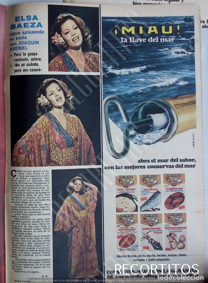 Coleccionismo de revistas y peri&oacute;dicos: elsa baeza conservas miau anuncio publicidad