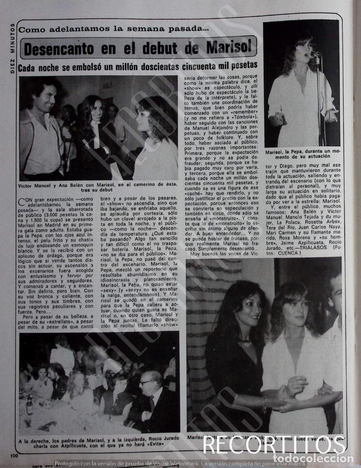 Coleccionismo de Revistas y Peri&oacute;dicos: PEPA FLORES MARISOL ana belen victor manuel