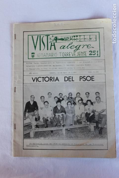 Coleccionismo de revistas y peri&oacute;dicos: VISTA ALEGRE SEMANARIO TORREVEJENSE 1983 TORREVIEJA N&ordm; 2