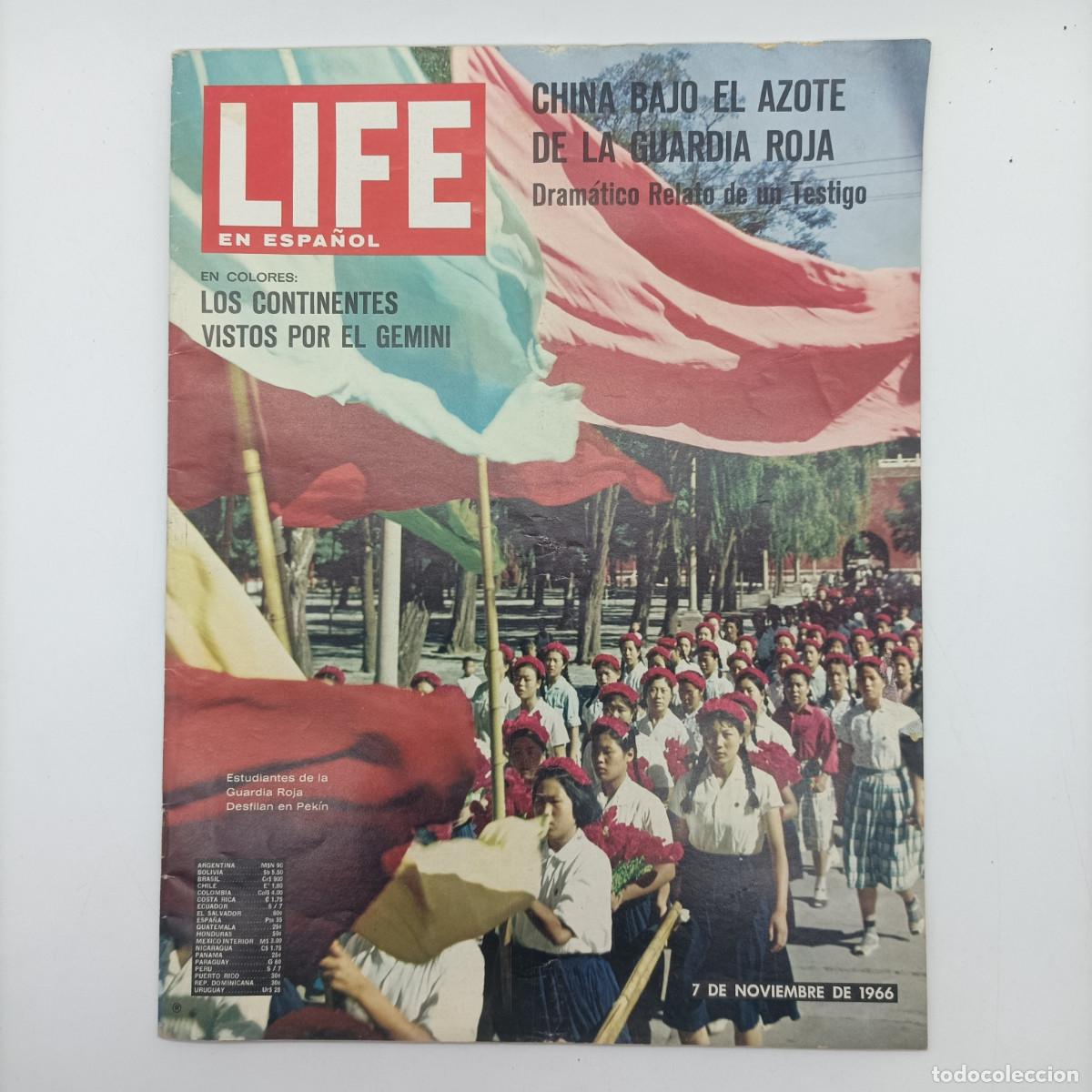 Coleccionismo de Revistas y Peri&oacute;dicos: LIFE EN ESPA&Ntilde;OL 7 DE NOVIEMBRE DE 1966