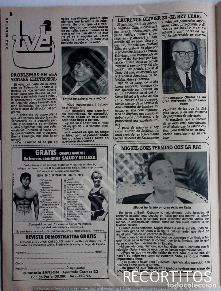 Coleccionismo de Revistas y Peri&oacute;dicos: miguel bose laurence olivier