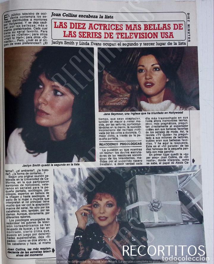Collezionismo di Riviste e Giornali: linda evans shari beblafonte JACLYN SMITH priscilla presley joan collins jane seymour
