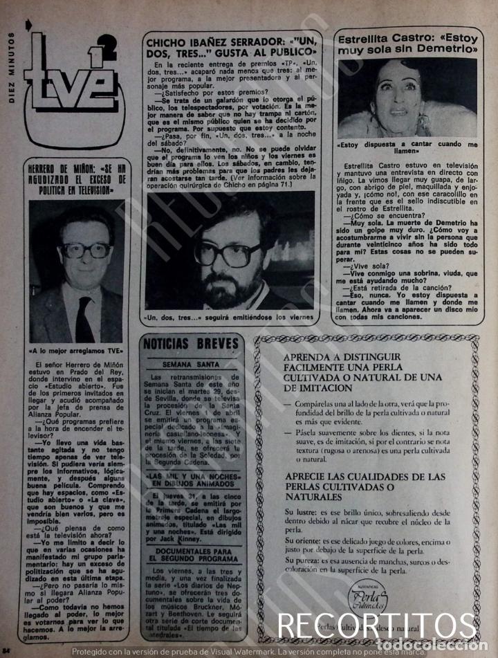 Coleccionismo de Revistas y Peri&oacute;dicos: ESTRELLITA CASTRO chicho iba&ntilde;ez serrador