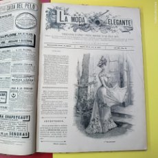 Coleccionismo de Revistas y Periódicos: TOMO ENCUADERNADO - LA MODA ELEGANTE - AÑO 1900. Lote 400653184
