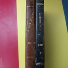 Coleccionismo de Revistas y Periódicos: LOTE REVISTA LA MODA ELEGANTE - 1910 AÑO COMPLETO - ECUADERNADO EN DOS TOMOS. Lote 400654459