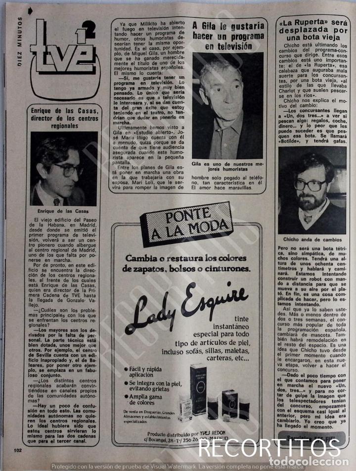 Coleccionismo de Revistas y Peri&oacute;dicos: CHICHO IBA&Ntilde;EZ SERRADOR un dos tres 1 2 3 enrique de las casas manuel gila
