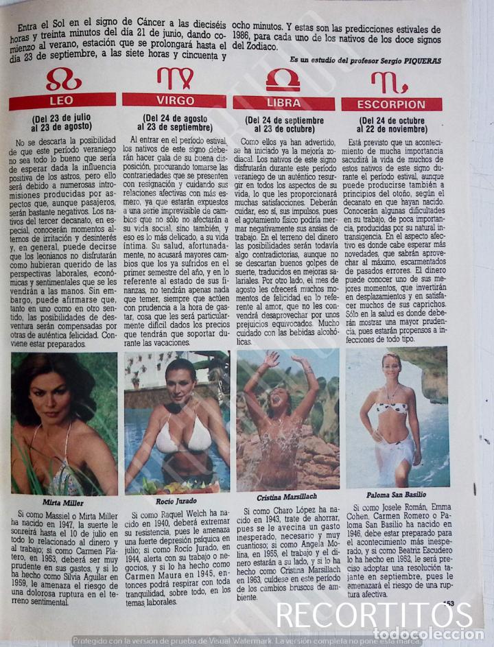 Coleccionismo de Revistas y Peri&oacute;dicos: rocio jurado paloma san basilio mirta miller cristina marsillach