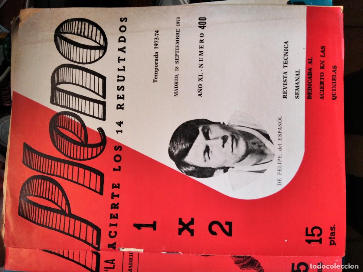 Coleccionismo de Revistas y Peri&oacute;dicos: Antigua revista Pleno acierto quiniela futbol 18 Septiembre 1973