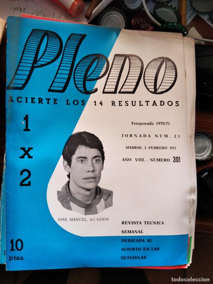Coleccionismo de Revistas y Peri&oacute;dicos: Antigua revista Pleno acierto quiniela futbol 2 Febrero 1971