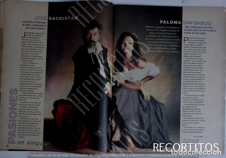 Coleccionismo de Revistas y Peri&oacute;dicos: PALOMA SAN BASILIO JOSE SACRISTAN el hombre de la mancha