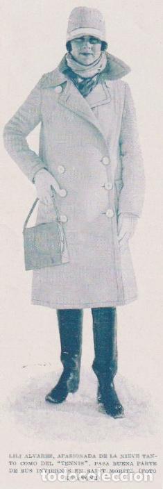 Coleccionismo de Revistas y Peri&oacute;dicos: * DEPORTES * Lil&iacute; &Aacute;lvarez; f&uacute;tbol Barcelona, Real Sociedad, futbolista Arocha... - 1929