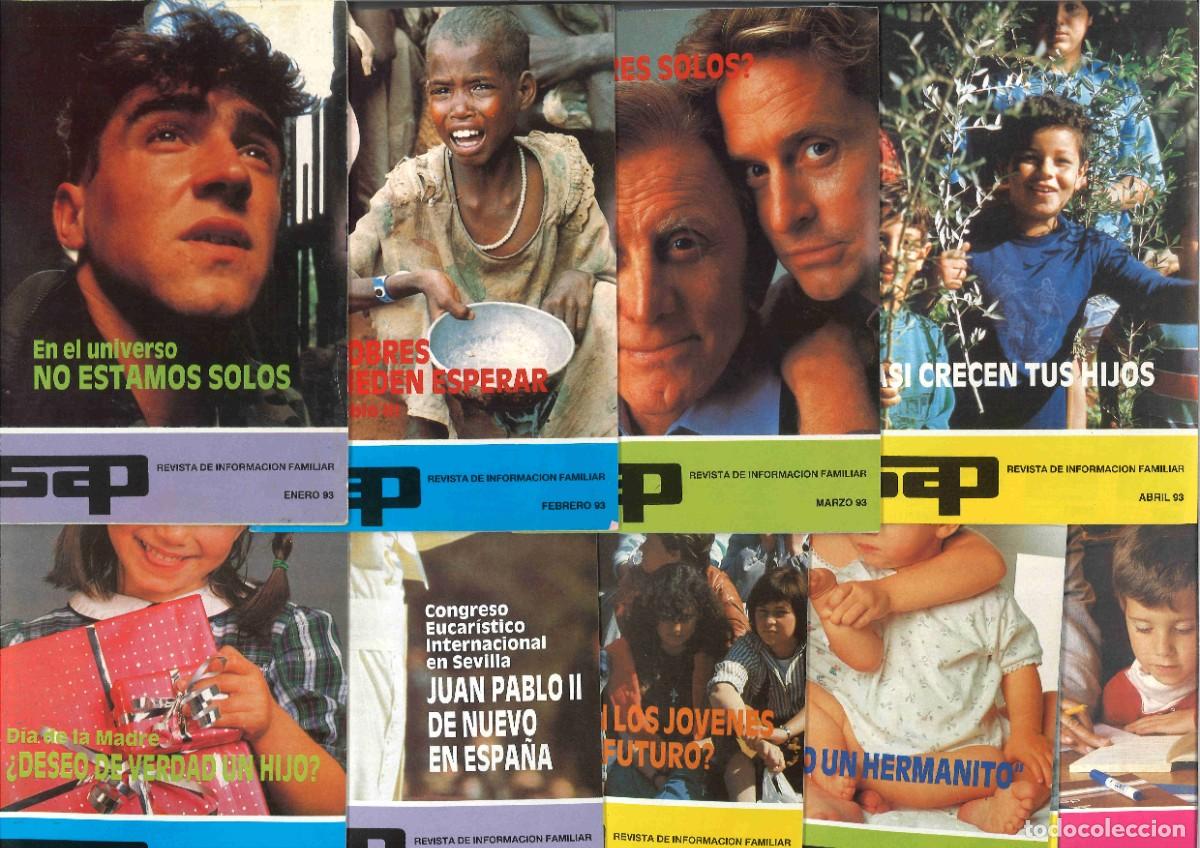Coleccionismo de Revistas y Peri&oacute;dicos: Lote de revistas SAP Revista de Informaci&oacute;n familiar. A&ntilde;o 1993 completo. San Antonio de Padua
