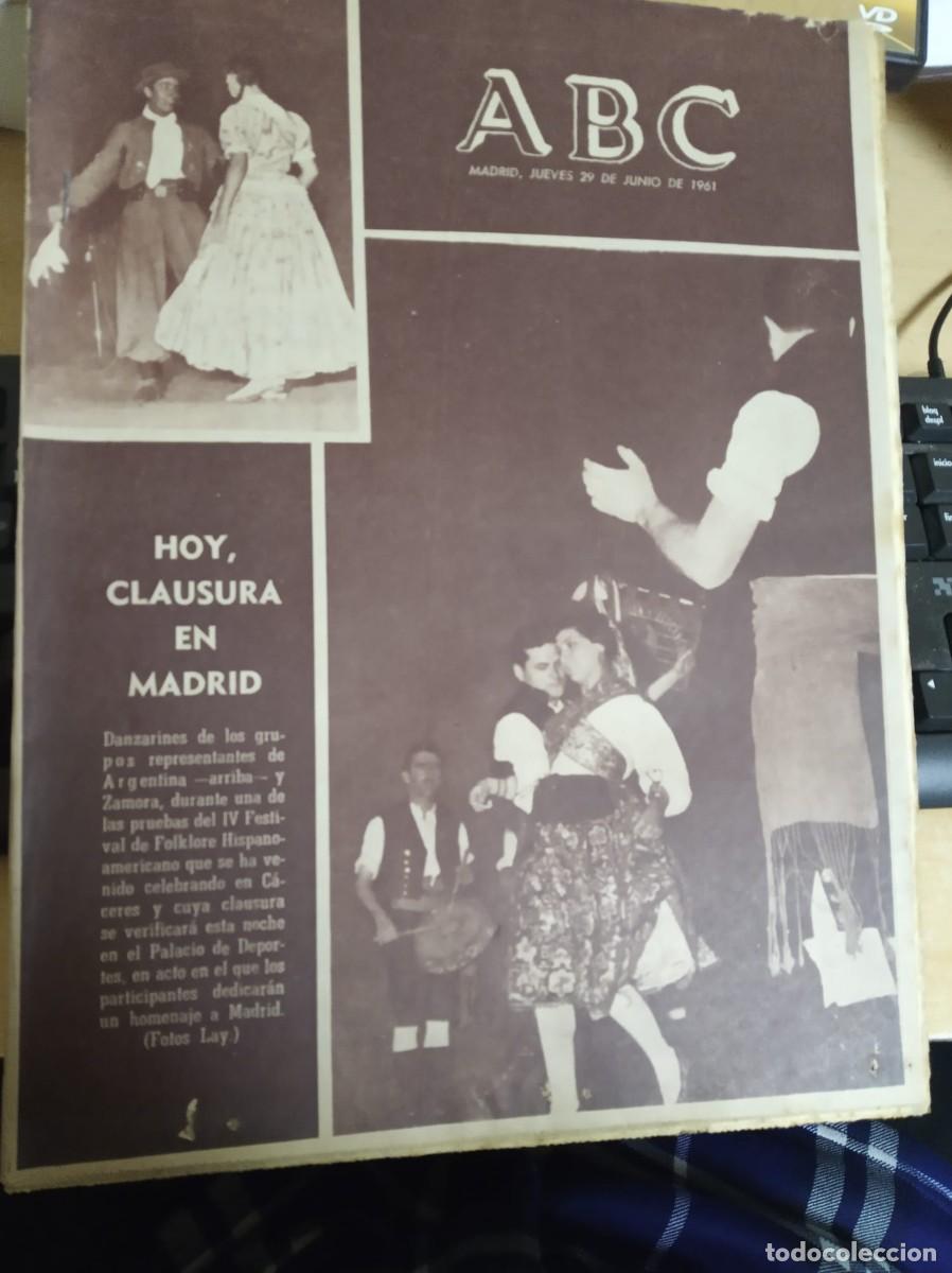 Coleccionismo de Revistas y Peri&oacute;dicos: ABC - N&ordm; 17.251 / 29 JUNIO 1961 - DIARIO DE INFORMACI&Oacute;N NACIONAL E INTERNACIONAL