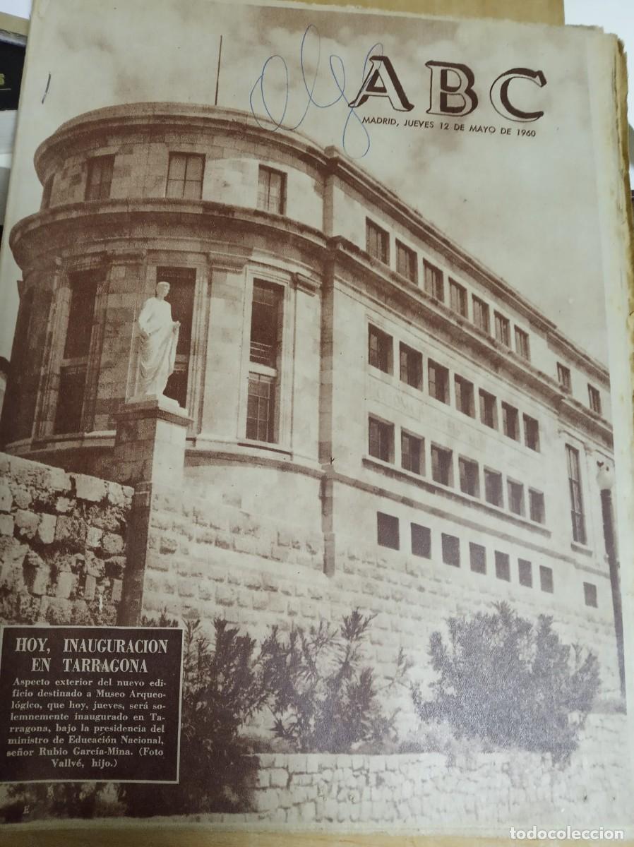 Coleccionismo de Revistas y Peri&oacute;dicos: ABC - N&ordm; 16.899 / 12 DE MAYO DE 1960 - DIARIO DE INFORMACI&Oacute;N NACIONAL E INTERNACIONAL