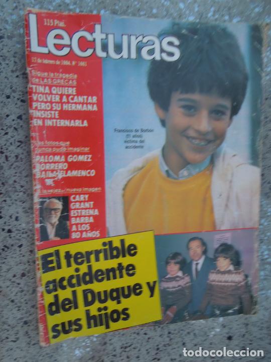 Sammeln von Zeitschriften und Zeitungen: LECTURAS REVISTA N&ordm; 1661- 02-1984- LAS GRECAS - ACCIDENTE DE FRANCISCO DE BORBON