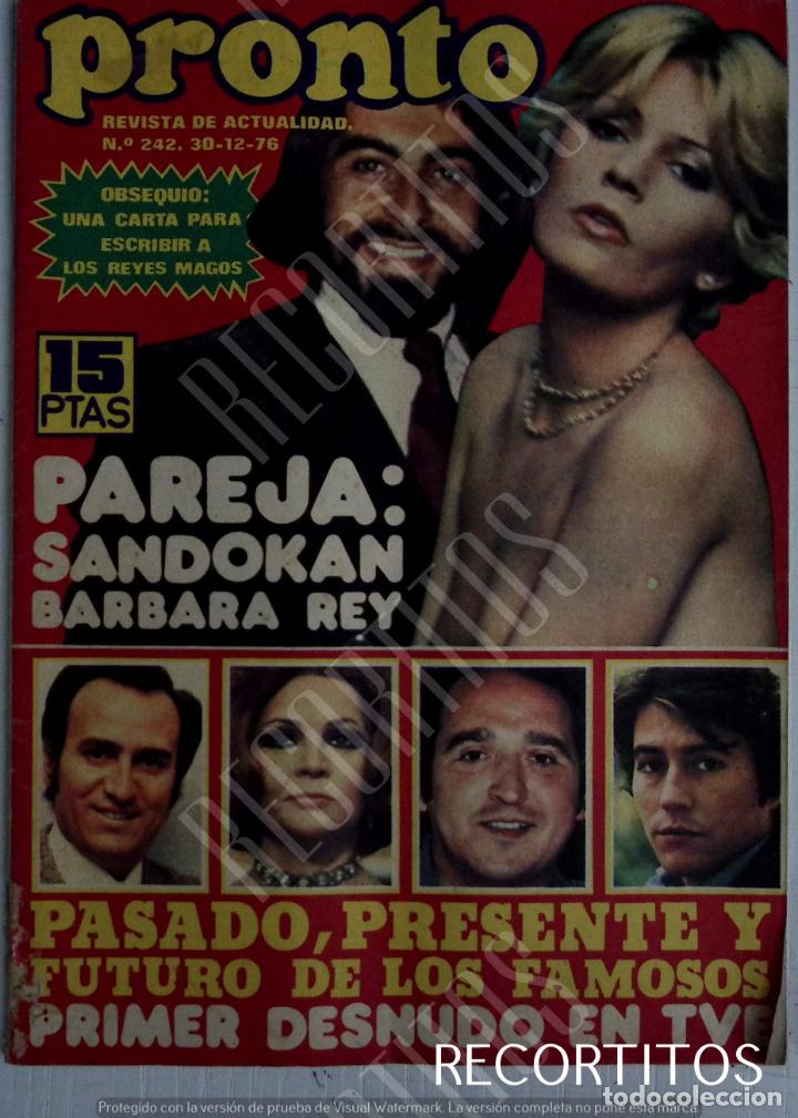Coleccionismo de Revistas y Peri&oacute;dicos: recorte portada barbara rey sara montiel kabir bedi manolo escobar fernando esteso otero