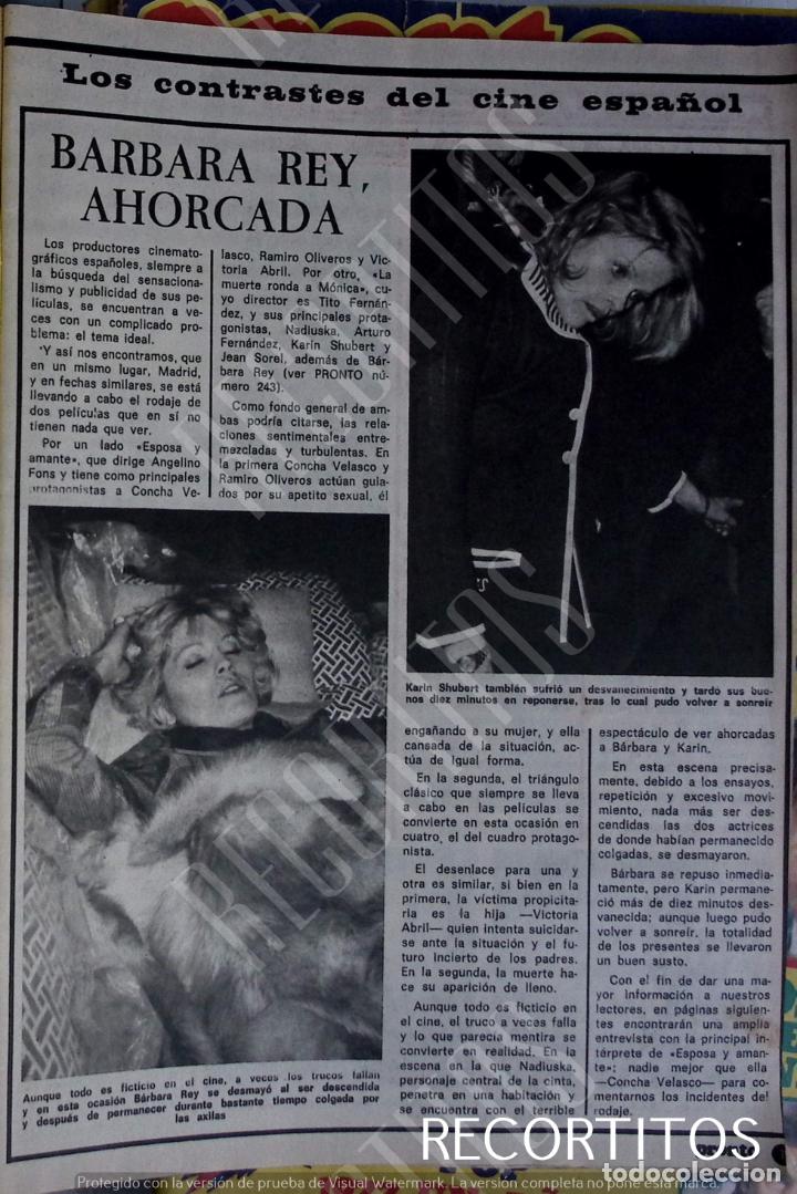 Coleccionismo de revistas y peri&oacute;dicos: BARBARA REY ahorcada