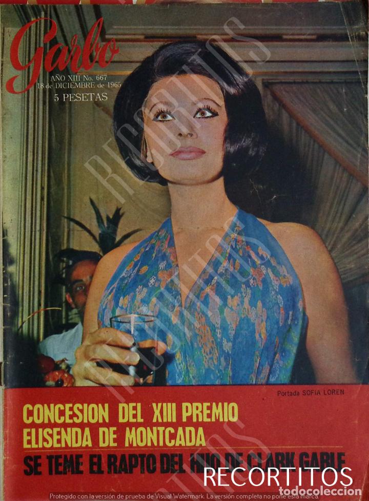 Coleccionismo de Revistas y Peri&oacute;dicos: recorte portada sofia loren en espa&ntilde;a
