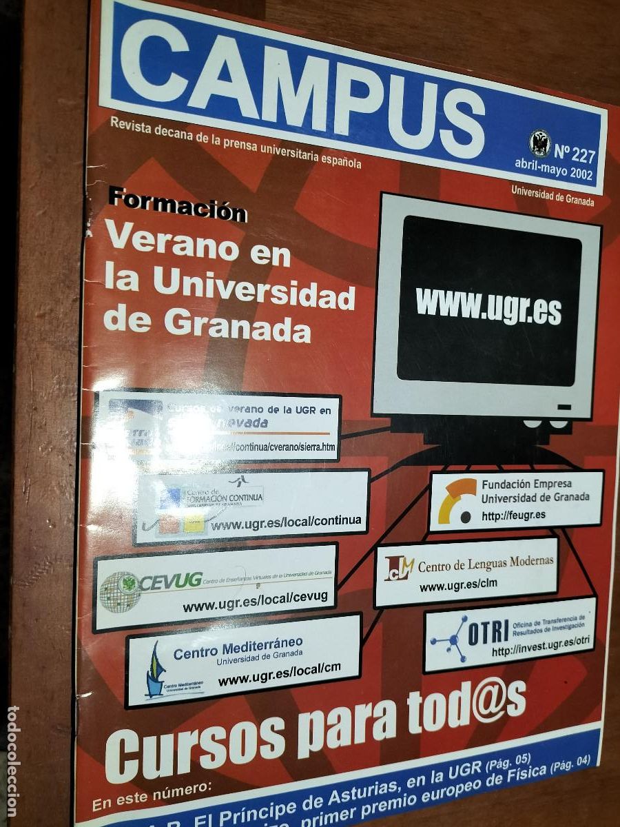 Collection Magazines and Newspapers: CAMPUS 227. REVISTA UNIVERSITARIA. 2002. GRAPA. BUEN ESTADO. DIFICIL