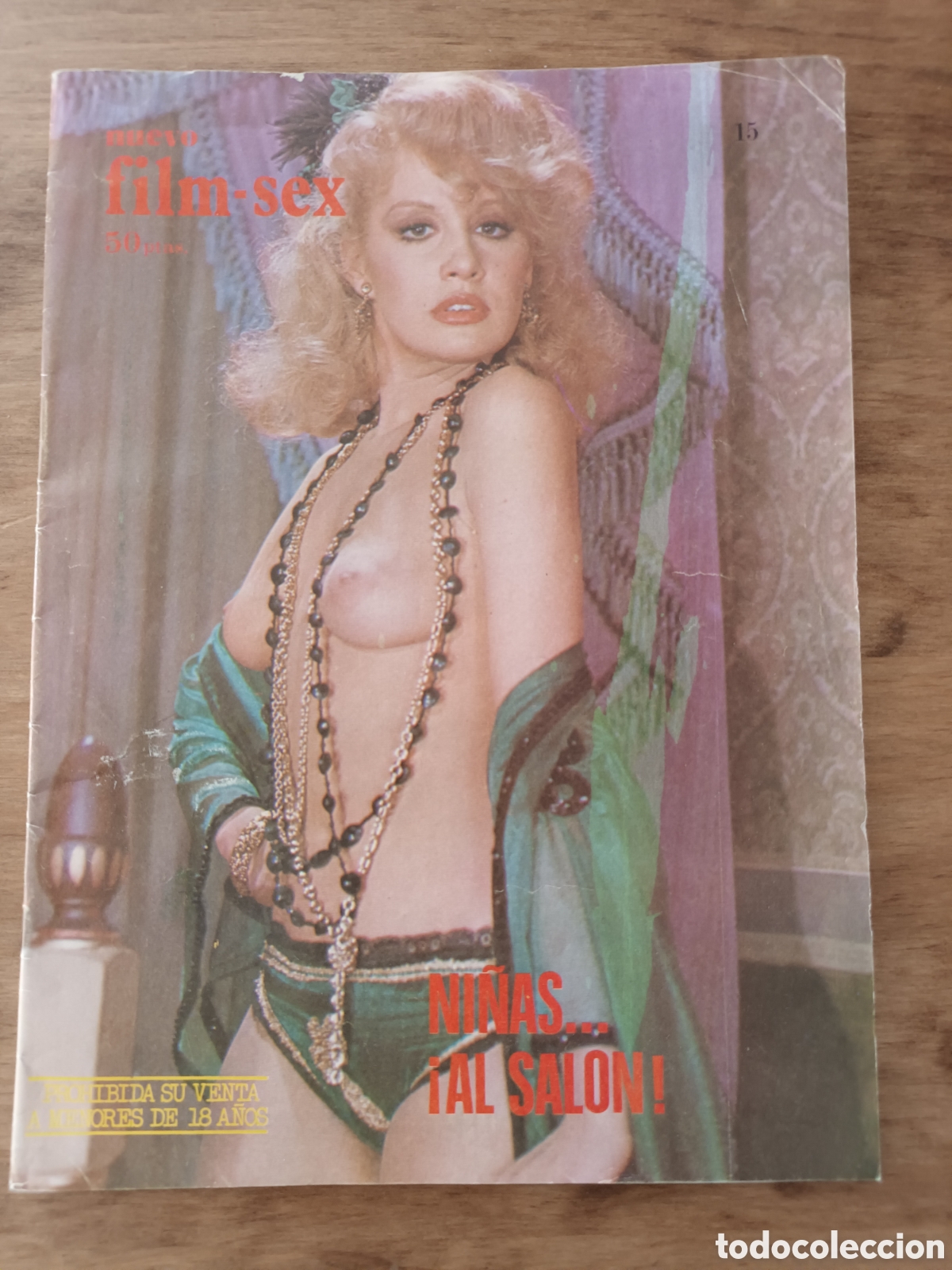 Collectionnisme de Revues et Journaux: REVISTA NUEVO FILM SEX. NI&Ntilde;AS...&iexcl;AL SAL&Oacute;N! CON P&Oacute;STER.