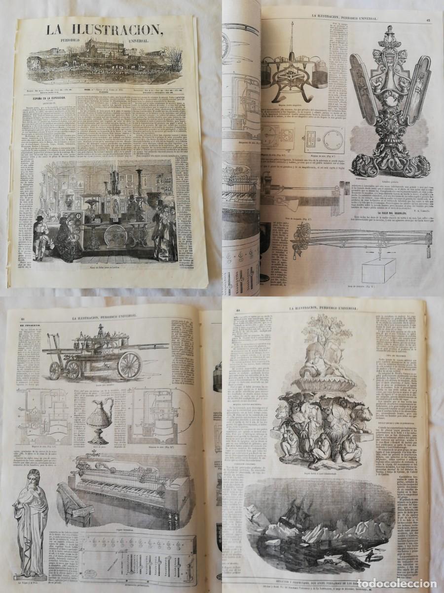 Collezionismo di Riviste e Giornali: ANTIGUO PERI&Oacute;DICO /OLD NEWSPAPER: LA ILUSTRACI&Oacute;N N&ordm;5 1852
